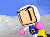 Bomberman Hero - катаемся на сноуборде